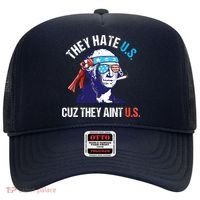 They Hate Us Cuz They Ain't Us Funny 4th Of July Hat thumb 0