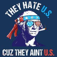 They Hate Us Cuz They Ain't Us Funny 4th Of July Toddler Long Sleeve Shirt thumb 2
