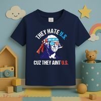 They Hate Us Cuz They Ain't Us Funny 4th Of July Toddler T-Shirt thumb 3