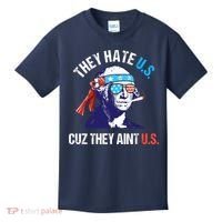 They Hate Us Cuz They Ain't Us Funny 4th Of July Kids T-Shirt thumb 0