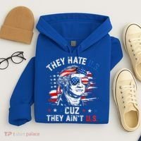They Hate Us Cuz They AinT Us Usa American Flag Hoodie thumb 4