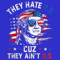 They Hate Us Cuz They AinT Us Usa American Flag Women's Tank Top thumb 5