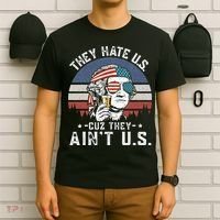 They Hate Us Cuz They Ain't Us Funny Fourth 4th of July T-Shirt thumb 6