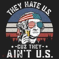 They Hate Us Cuz They Ain't Us Funny Fourth 4th of July Tumbler thumb 3