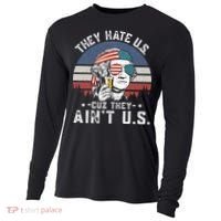 They Hate Us Cuz They Ain't Us Funny Fourth 4th of July Cooling Performance Long Sleeve Crew thumb 0