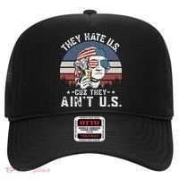 They Hate Us Cuz They Ain't Us Funny Fourth 4th of July Hat thumb 0