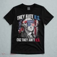 They Hate Us Cuz They AinT Us Usa American Flag 4th Of July T-Shirt thumb 5