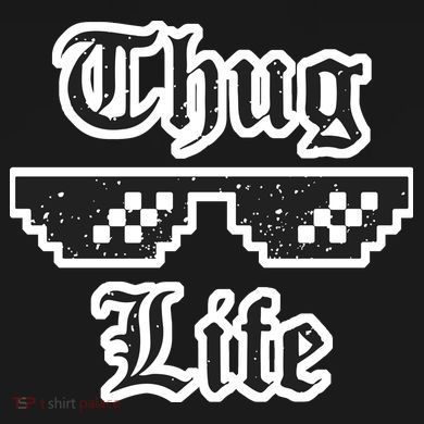 Thug Life Retro Glasses Meme Sweatshirt