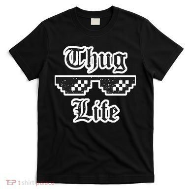 Thug Life Retro Glasses Meme T-Shirt