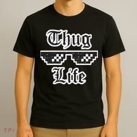 Thug Life Retro Glasses Meme T-Shirt thumb 3
