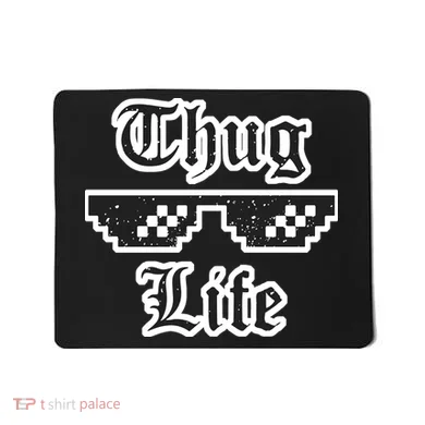 Thug Life Retro Glasses Meme Mousepad