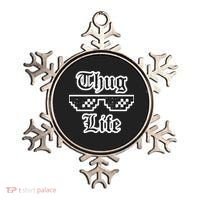Thug Life Retro Glasses Meme Ornament thumb 0