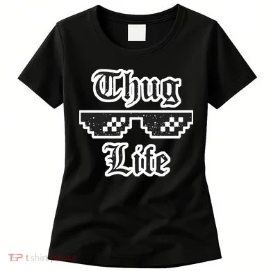 Thug Life Retro Glasses Meme Women's T-Shirt
