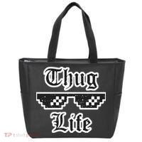 Thug Life Retro Glasses Meme Tote Bag thumb 0