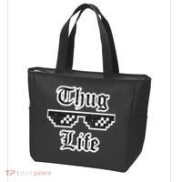 Thug Life Retro Glasses Meme Tote Bag thumb 3