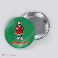 Thug Life Santa Claus Finger Christmas Button thumb 0