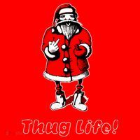 Thug Life Santa Claus Finger Christmas Santa Hat thumb 1