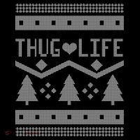 Thug Life Ugly Christmas Sweater Backpack thumb 2