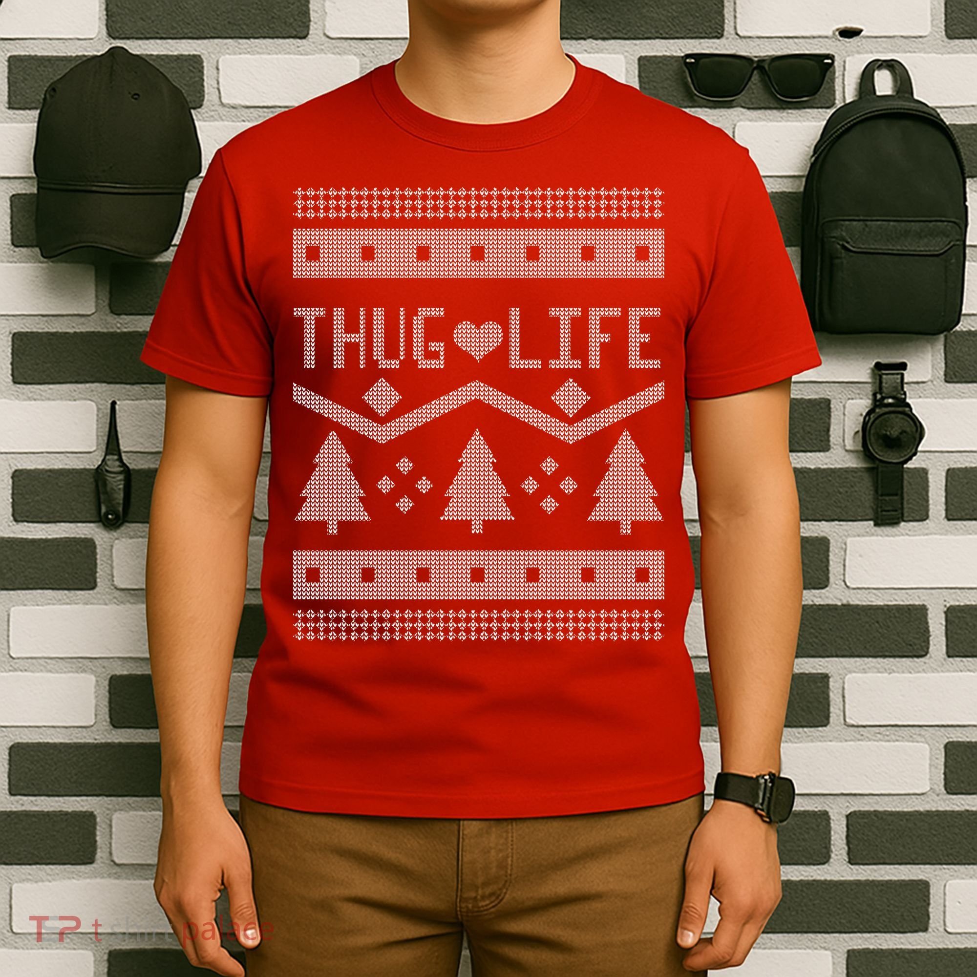 Thug Life Ugly Christmas Sweater T-Shirt
