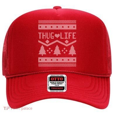 Thug Life Ugly Christmas Sweater Hat