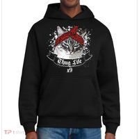 Thug Life X9 Gangster Cat District V.I.T. Heavyweight Hoodie thumb 0