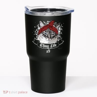 Thug Life X9 Gangster Cat Tumbler