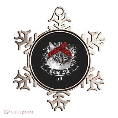 Thug Life X9 Gangster Cat Ornament