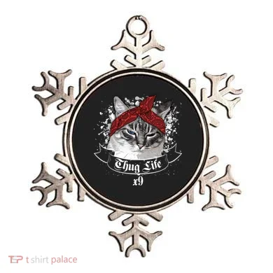 Thug Life X9 Gangster Cat Ornament