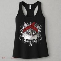 Thug Life X9 Gangster Cat Women's Tank Top thumb 3