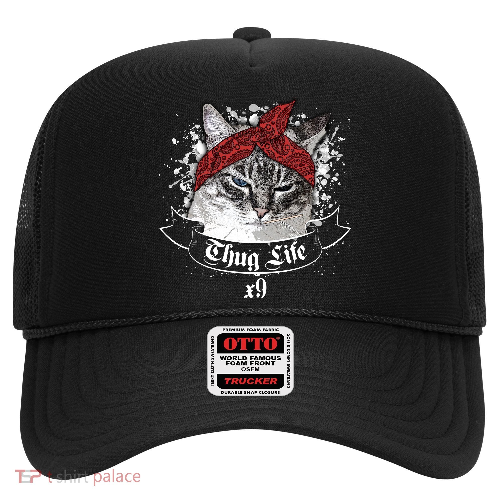Thug Life X9 Gangster Cat Hat