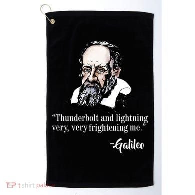Thunderbolt Lightning Galileo Golf Towel