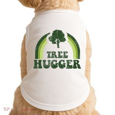 Tree Hugger Vintage Retro Nature Environmental Earth Day Doggie Tank