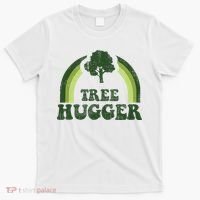 Tree Hugger Vintage Retro Nature Environmental Earth Day T-Shirt thumb 0