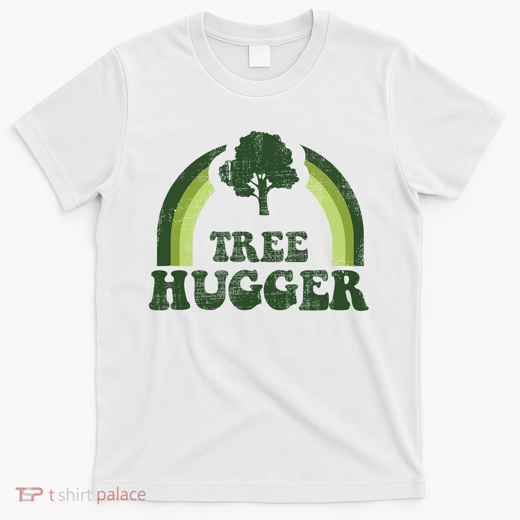 Tree Hugger Vintage Retro Nature Environmental Earth Day T-Shirt