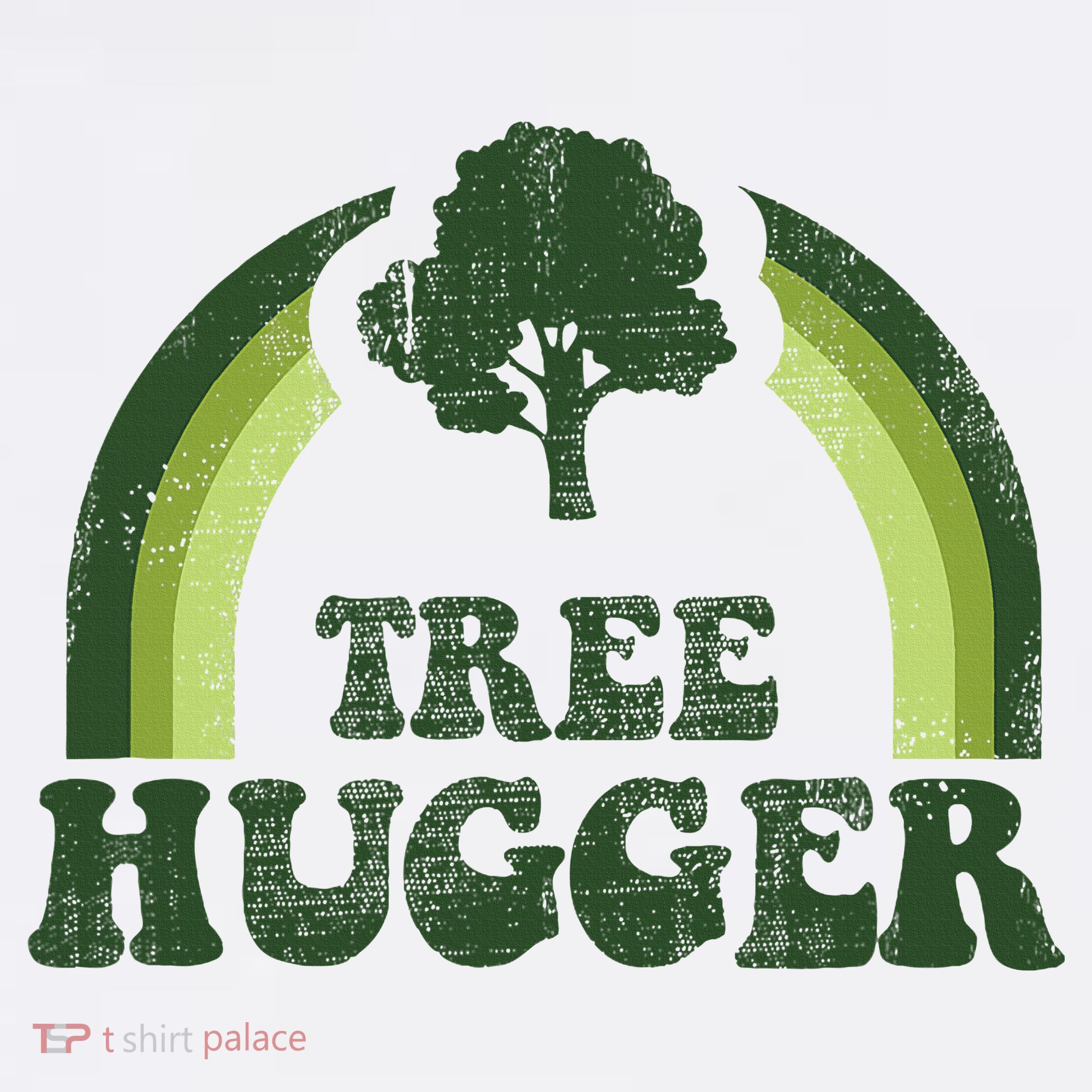Tree Hugger Vintage Retro Nature Environmental Earth Day T-Shirt