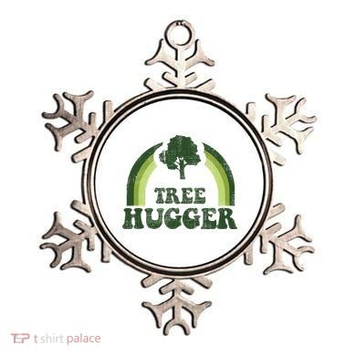 Tree Hugger Vintage Retro Nature Environmental Earth Day Ornament