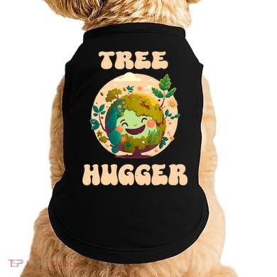 Tree Hugger Vintage Retro Nature Environmental Earth Day Doggie Tank