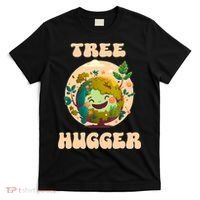 Tree Hugger Vintage Retro Nature Environmental Earth Day T-Shirt thumb 0