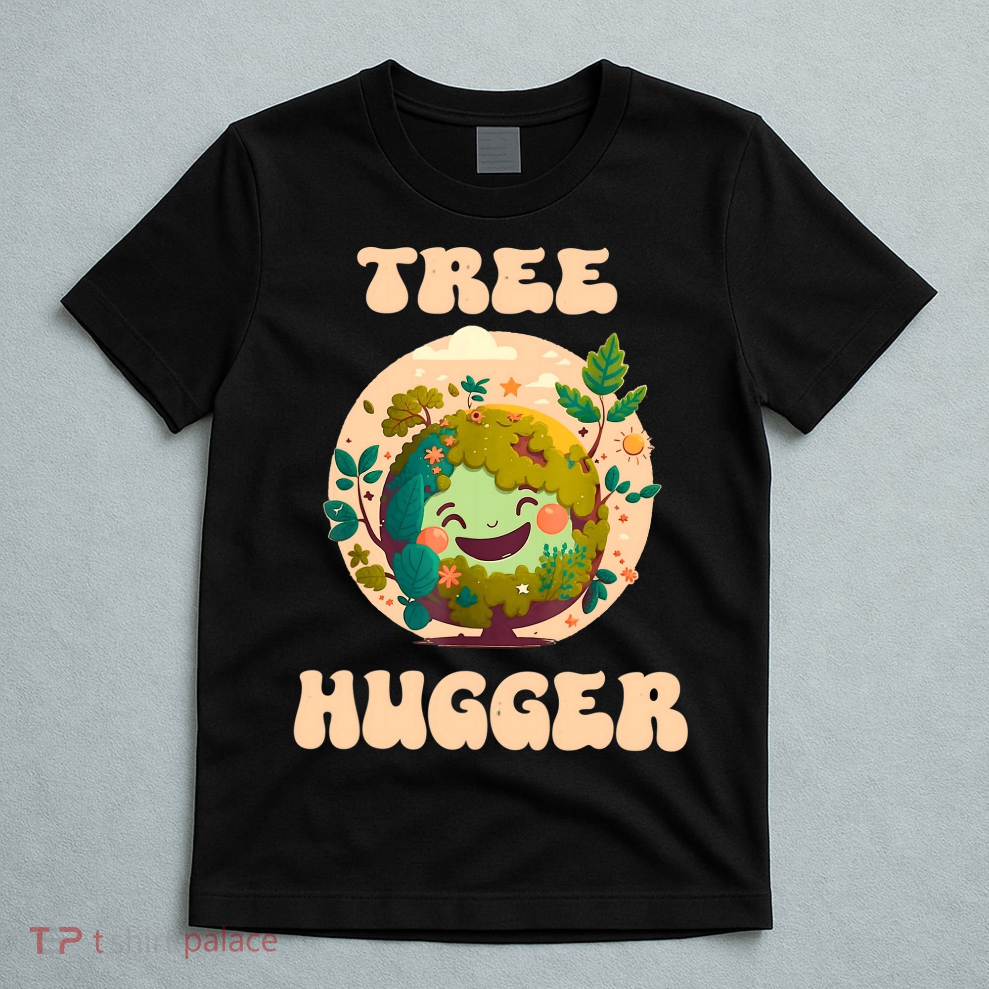 Tree Hugger Vintage Retro Nature Environmental Earth Day T-Shirt