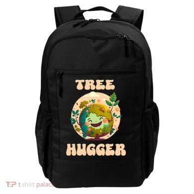 Tree Hugger Vintage Retro Nature Environmental Earth Day Backpack
