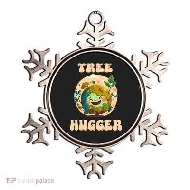 Tree Hugger Vintage Retro Nature Environmental Earth Day Ornament