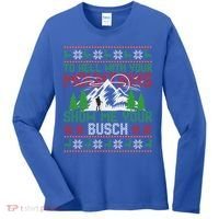 To Hell With Your Mountains Show Me Your Busch Ugly Sweater Great Gift Women's Long Sleeve Shirt thumb 0