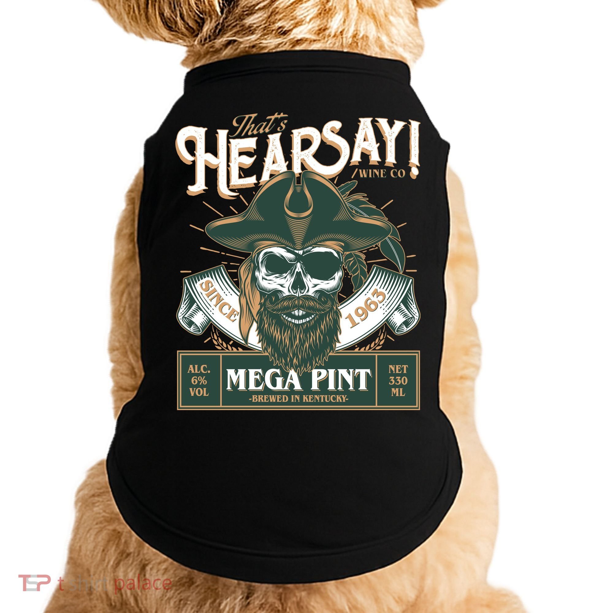 That's Hearsay Wine Co Company Mega Pint Doggie Tank