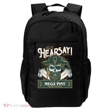 That's Hearsay Wine Co Company Mega Pint Backpack