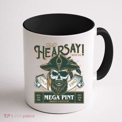 That's Hearsay Wine Co Company Mega Pint Coffee Mug back
