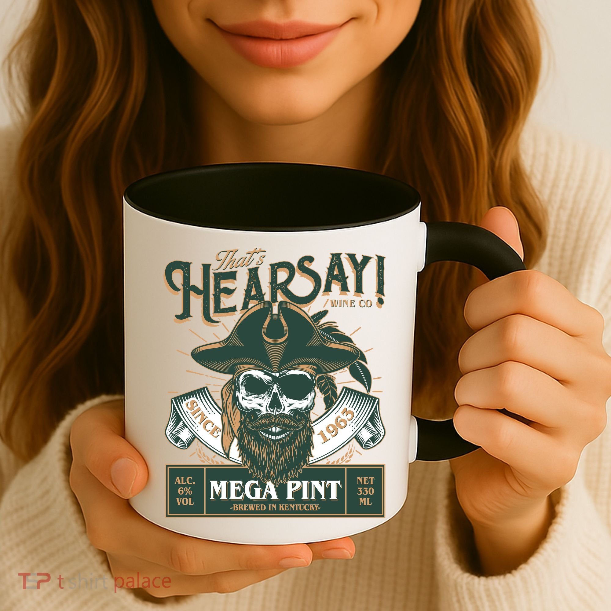 That's Hearsay Wine Co Company Mega Pint Coffee Mug