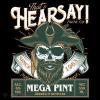 That's Hearsay Wine Co Company Mega Pint Women's Hoodie thumb 2