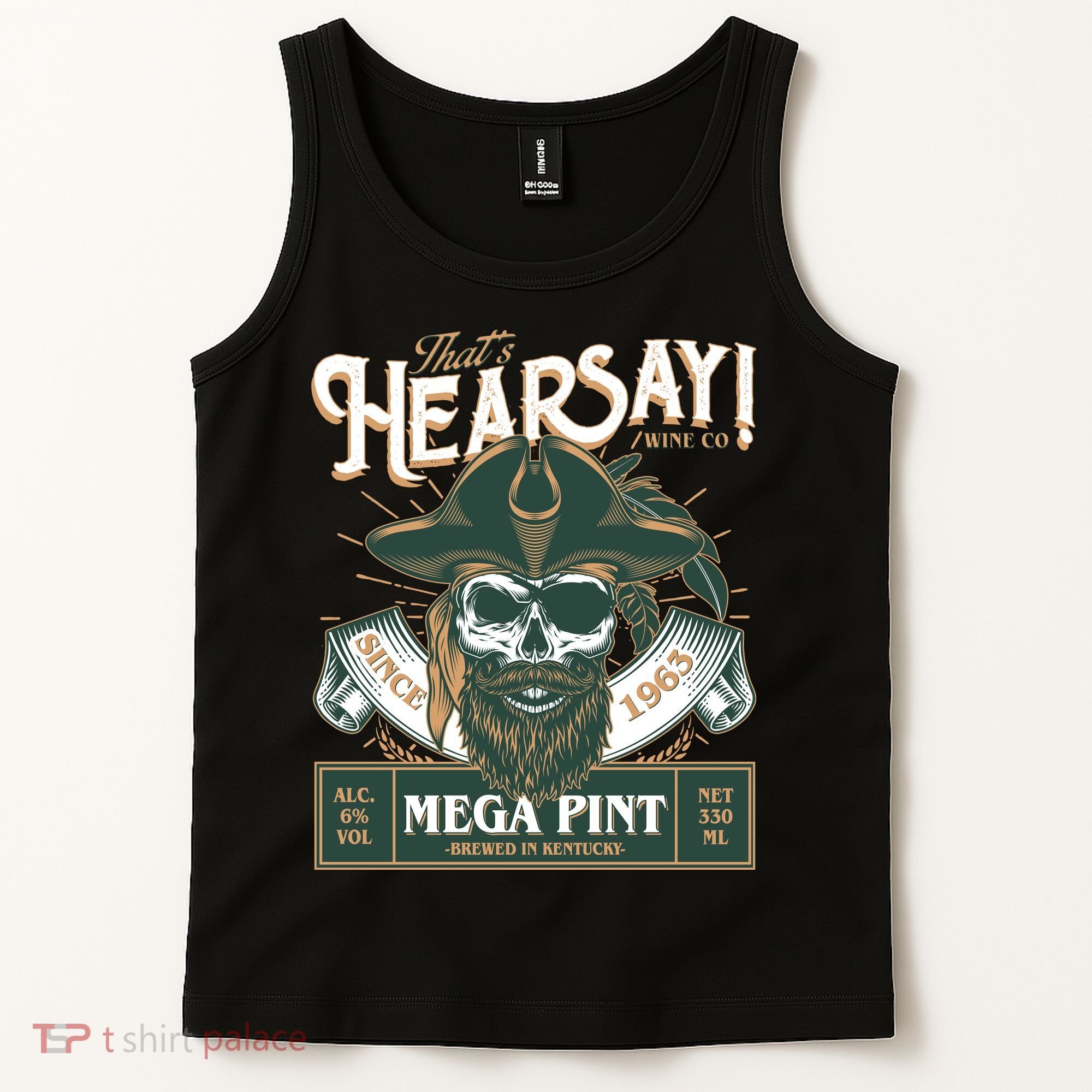 That's Hearsay Wine Co Company Mega Pint Tank Top