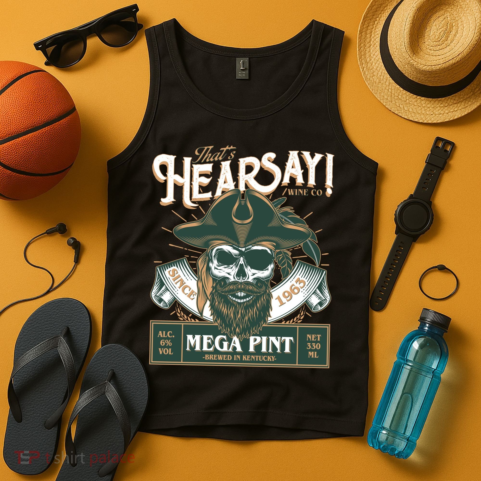 That's Hearsay Wine Co Company Mega Pint Tank Top