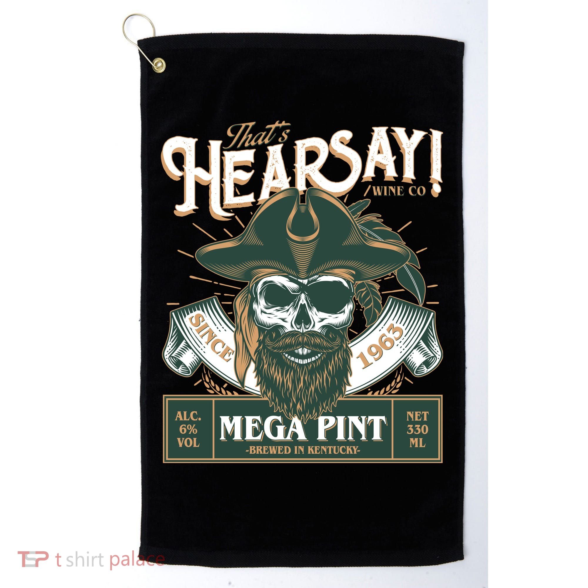 That's Hearsay Wine Co Company Mega Pint Golf Towel